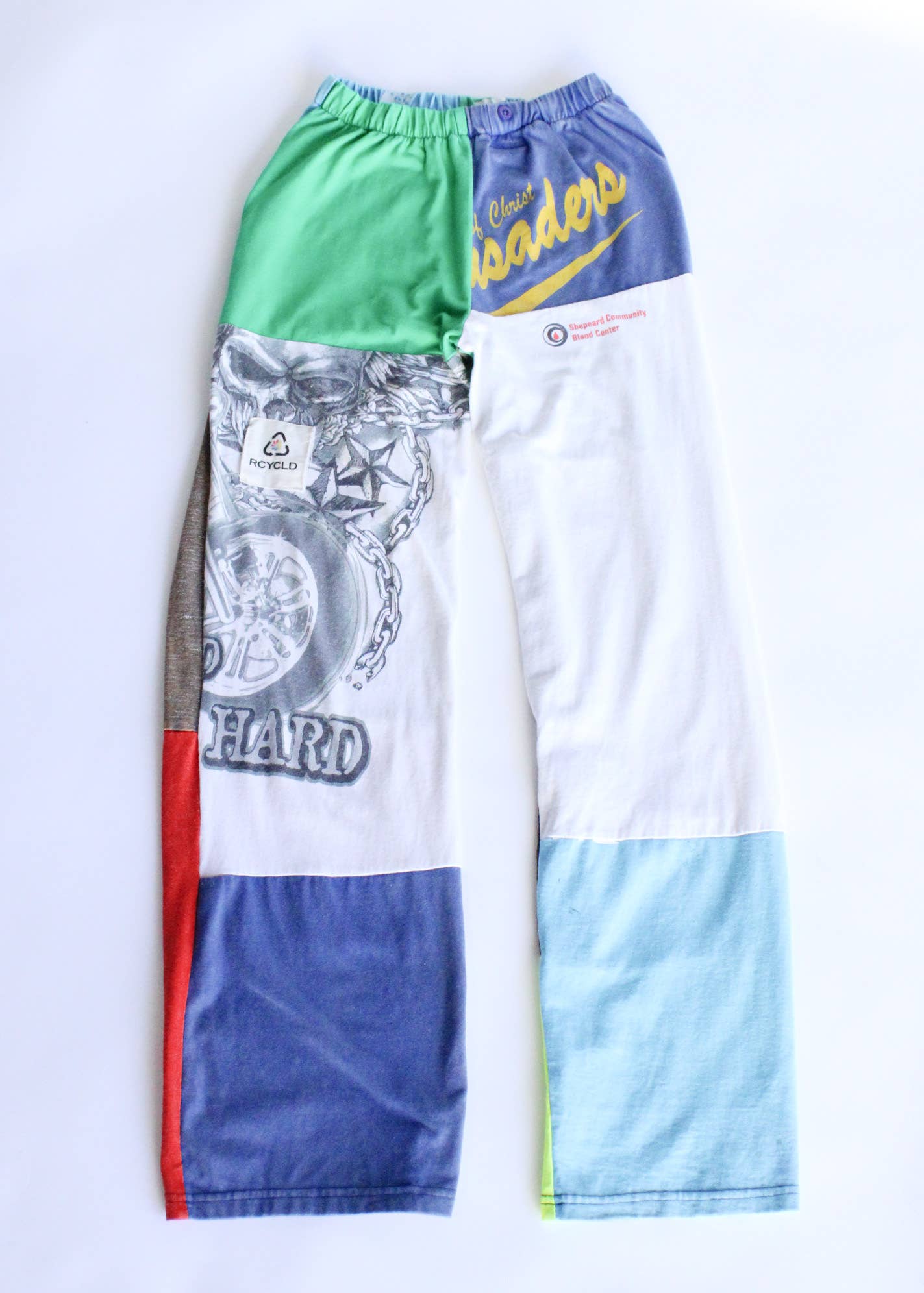 Upcycled Graphic Tee Pants