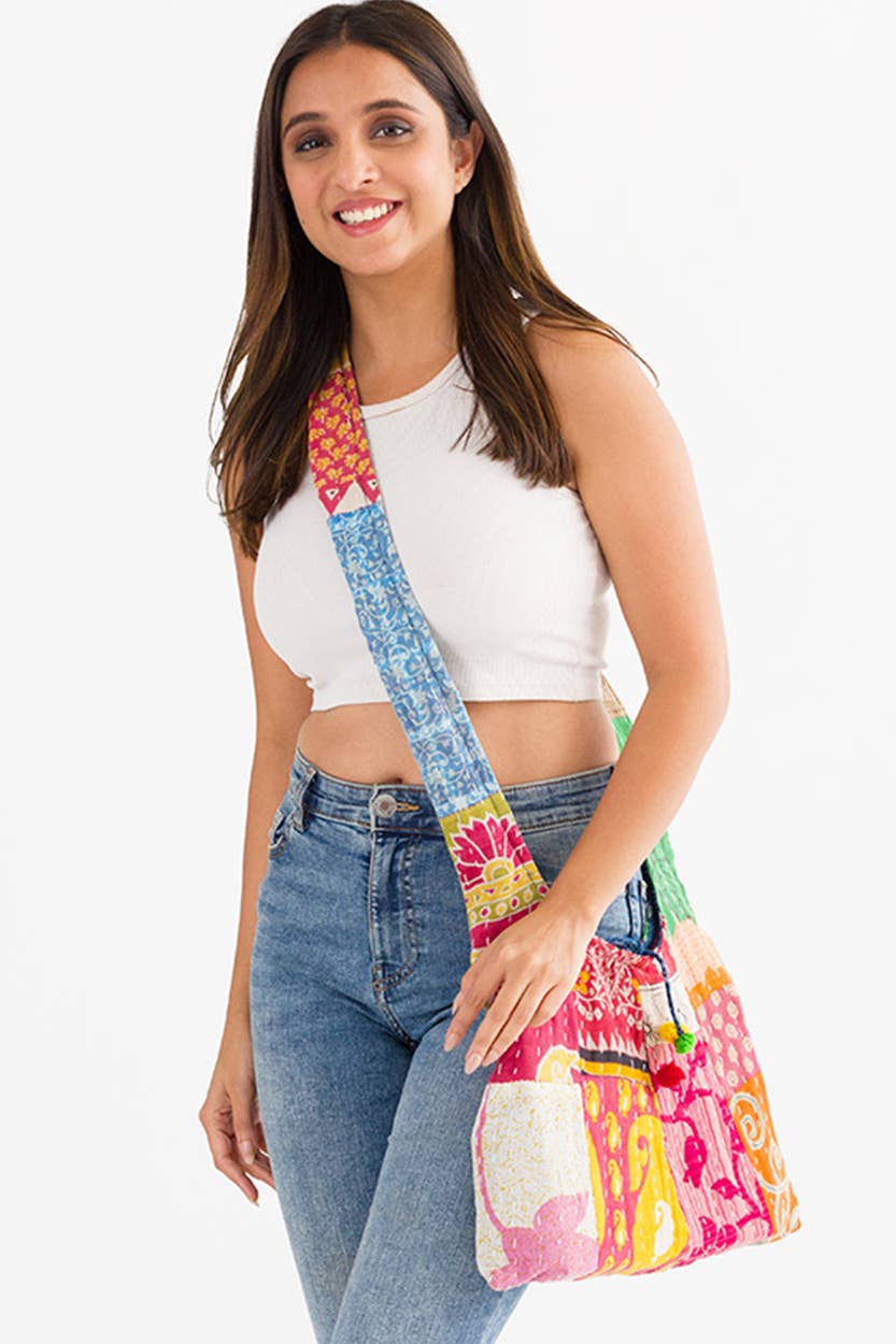 Sevya Handmade - Kantha Jhola Bag