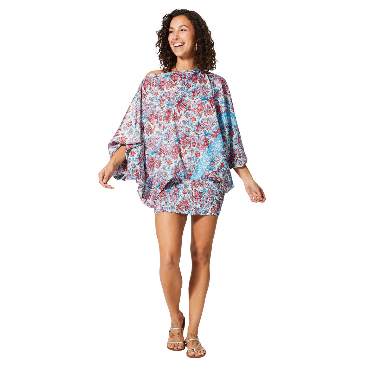 Aller Simplement - 3 IN 1 SUMMER CONVERTIBLE PANTS TUNIC ROMPER/ OS