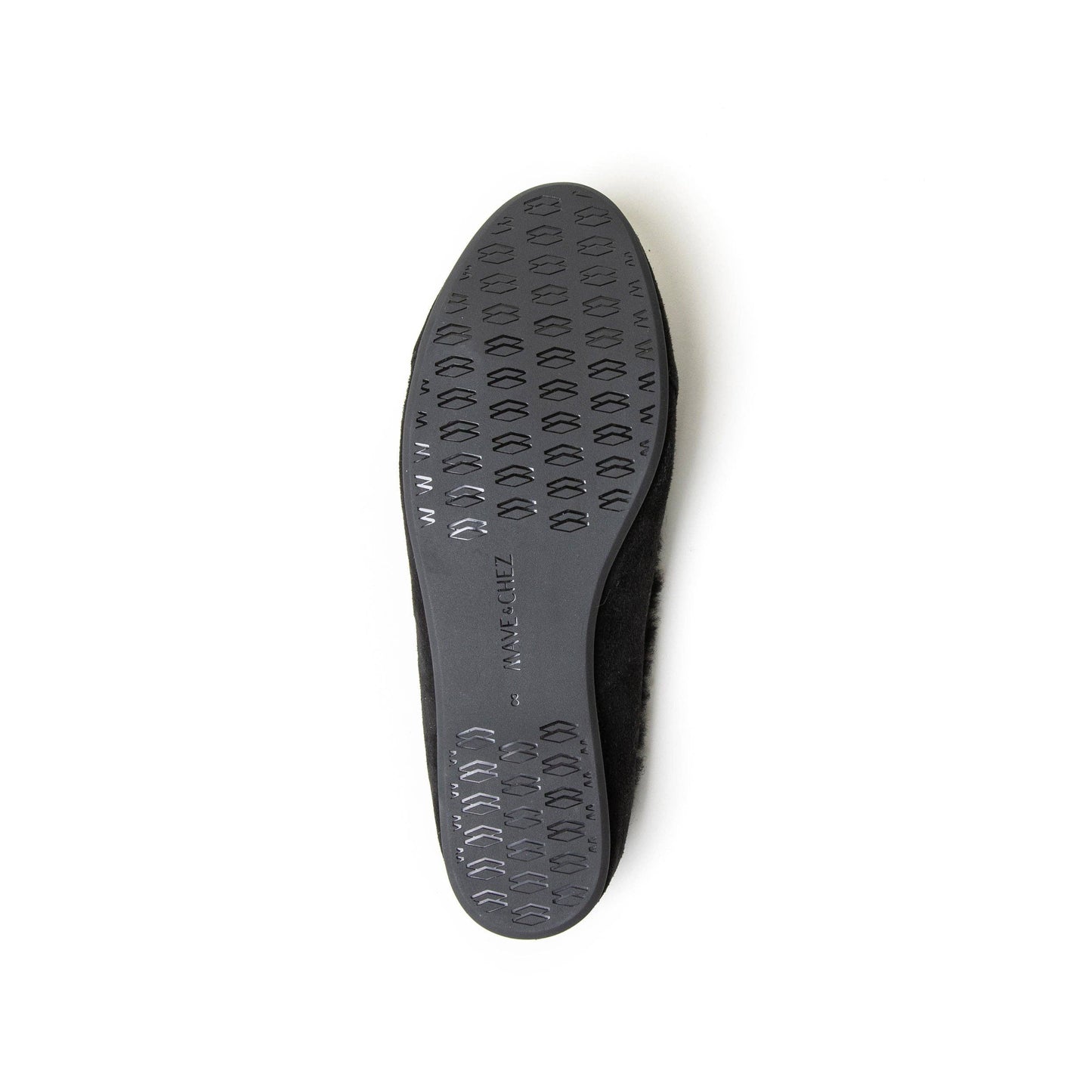 Mave & Chez - The Audrey - Classic Loafer: Black Velvet / 9