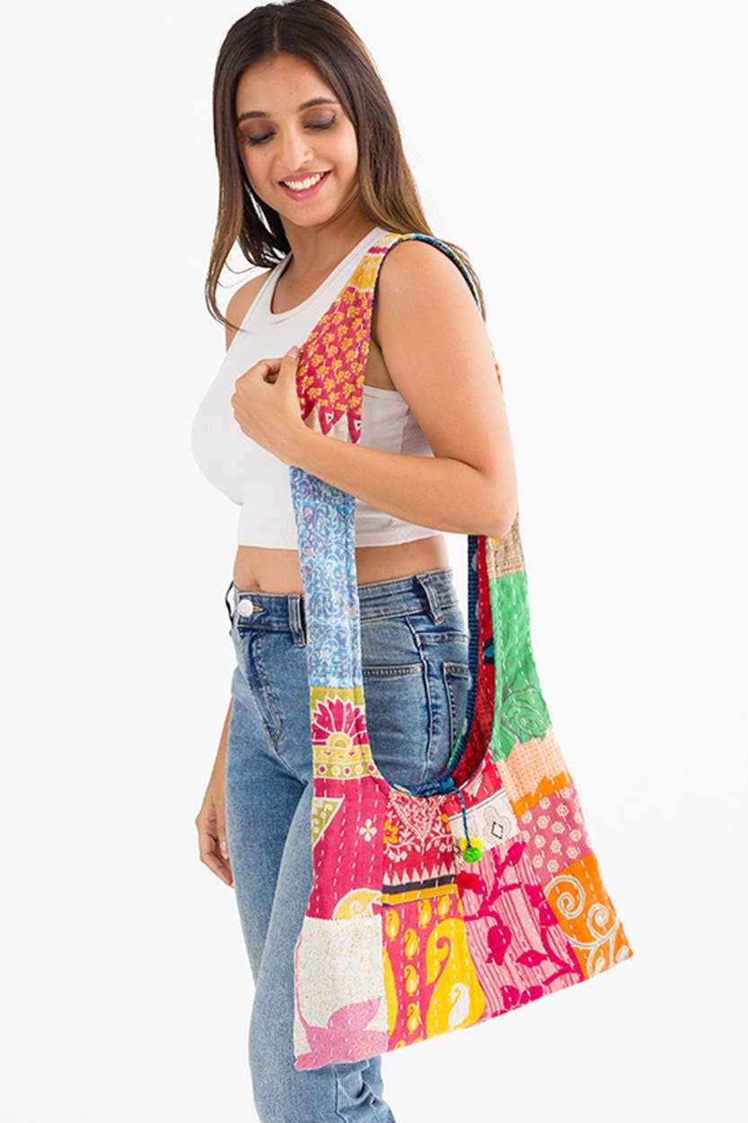 Sevya Handmade - Kantha Jhola Bag