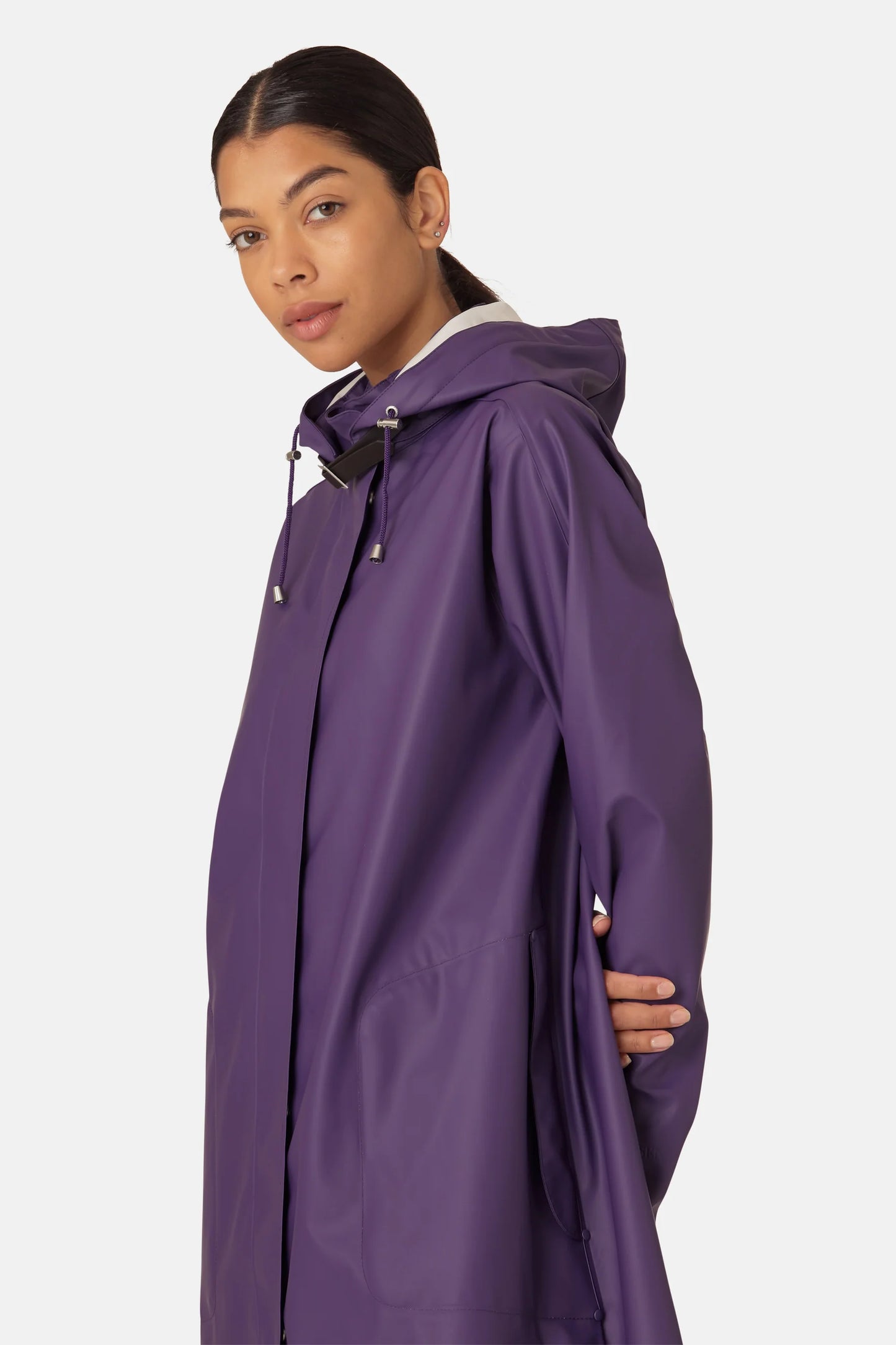 Free People Ilse Jacobsen Purple Rain Jacket Small