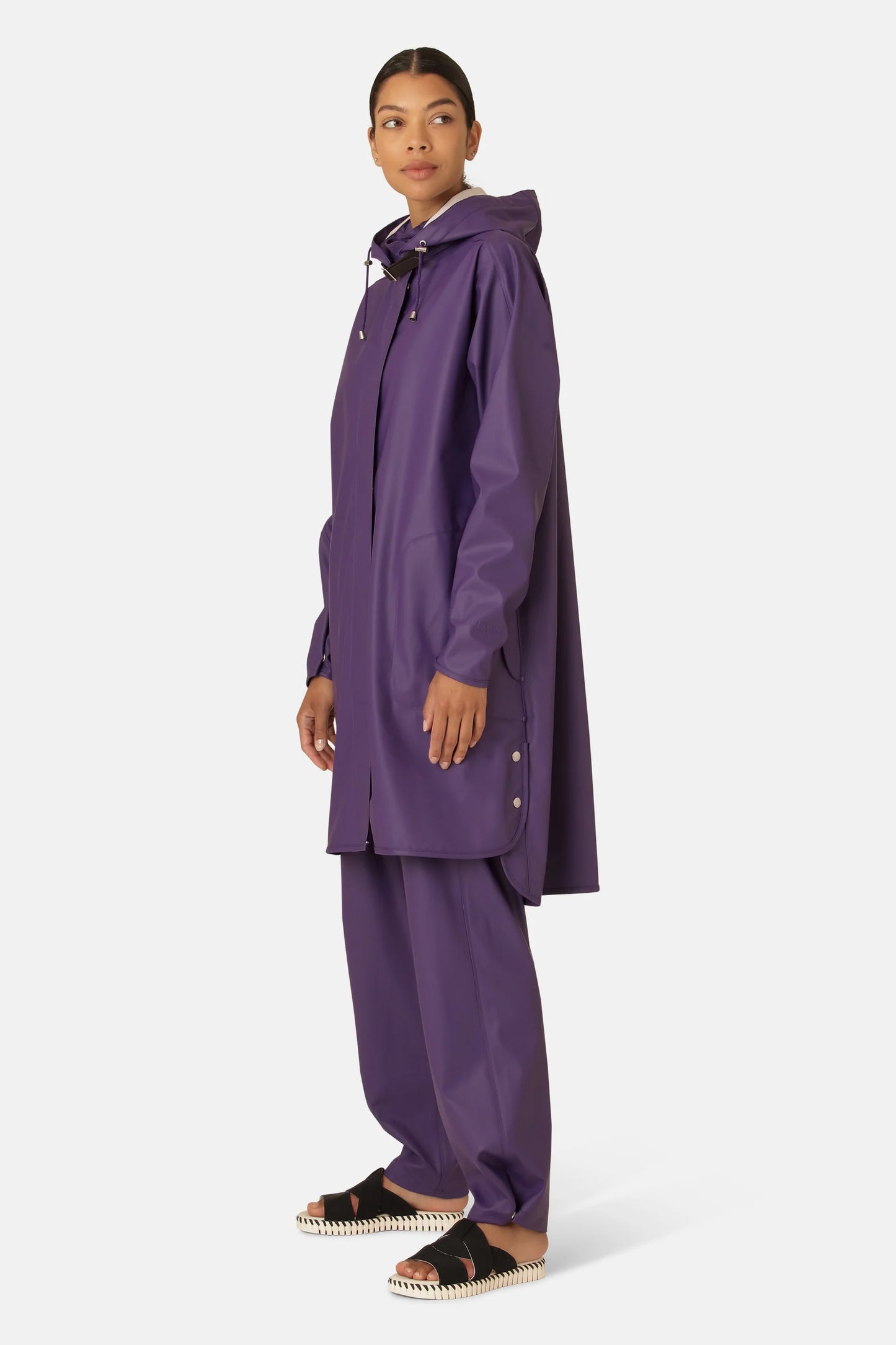 Free People Ilse Jacobsen Purple Rain Jacket Small