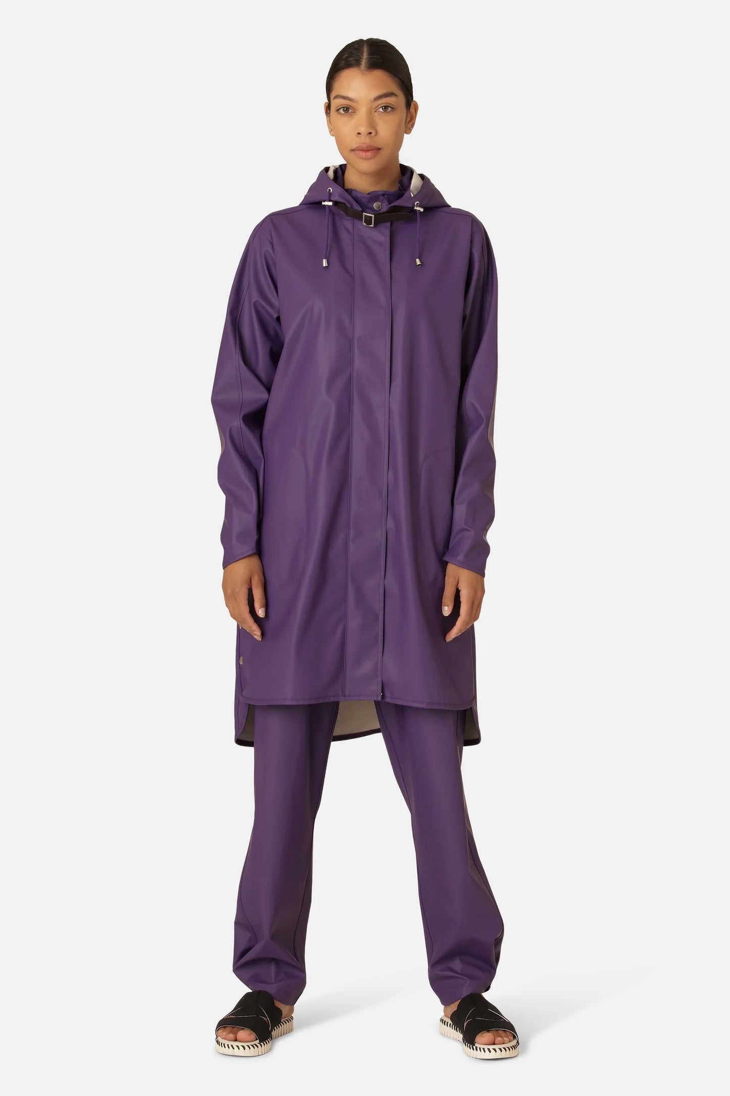 Free People Ilse Jacobsen Purple Rain Jacket Small