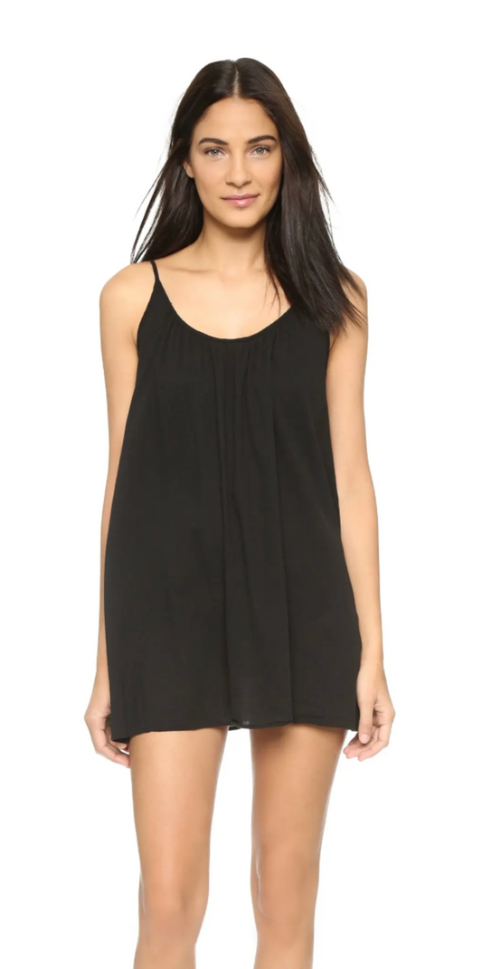 9seed - ST BARTS low back mini in core cotton: Black / OS