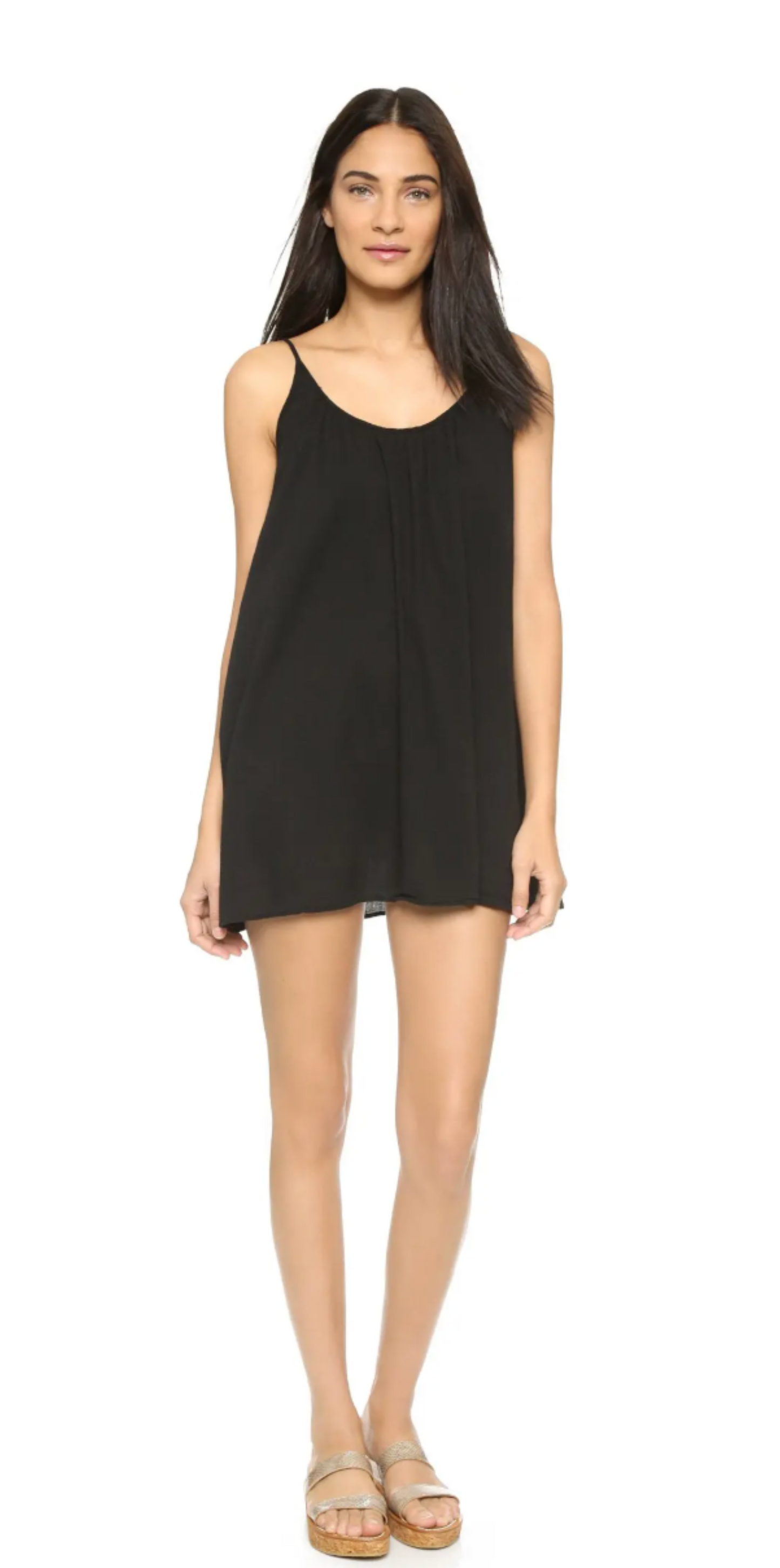9seed - ST BARTS low back mini in core cotton: Black / OS