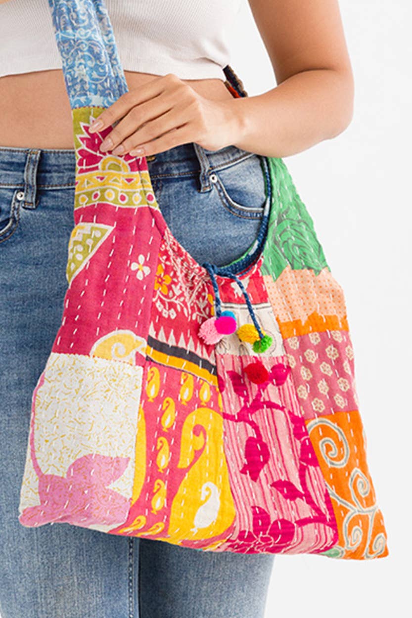 Sevya Handmade - Kantha Jhola Bag