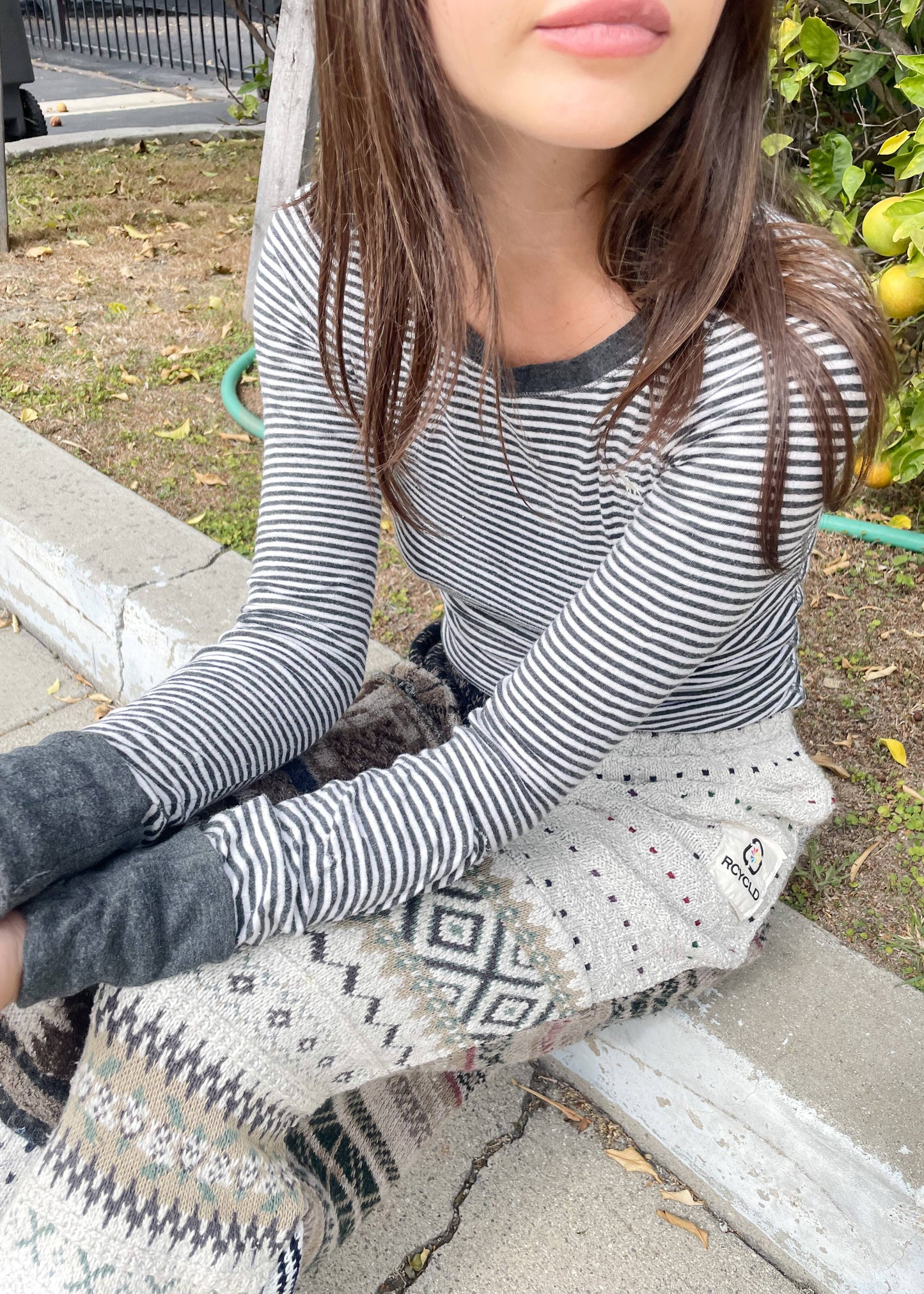 American Recycled Clothing - Upcycled Knit Sweater Pants