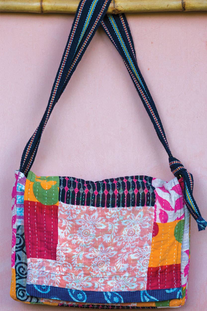 Sevya Handmade - Kantha Messenger Bag