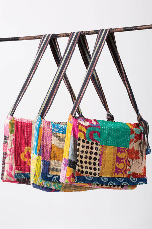 Sevya Handmade - Kantha Messenger Bag