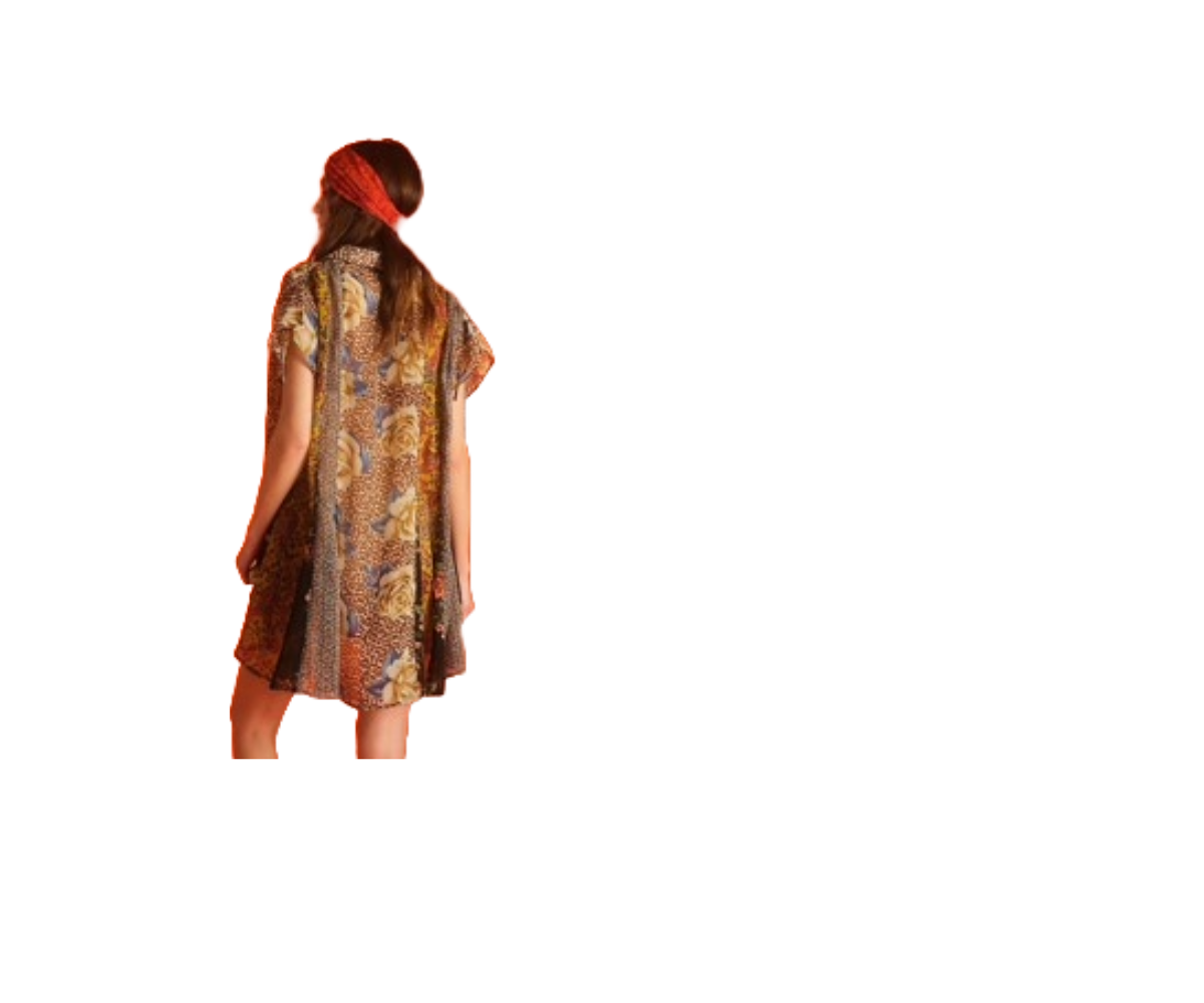 Free People Toni Printed Mini Dress