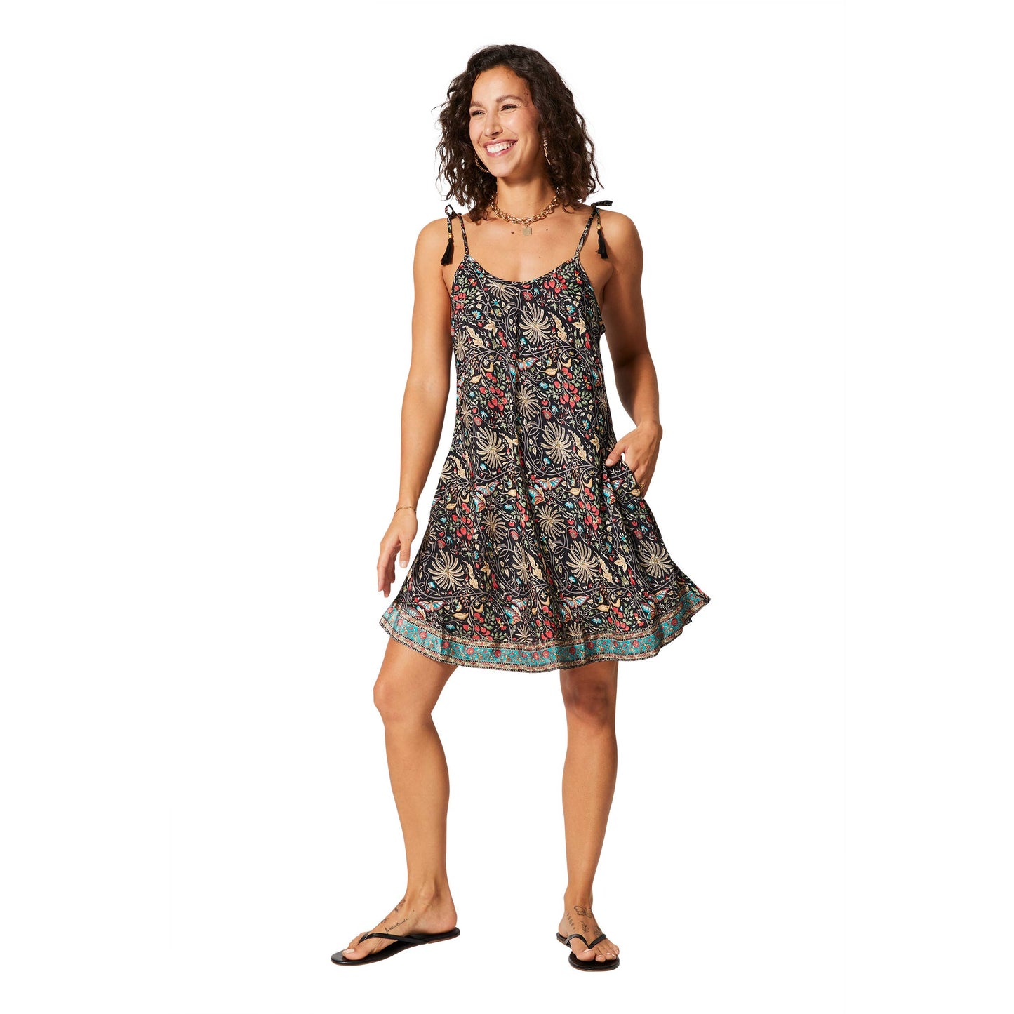 Aller Simplement - SLEEVELESS SUMMER DRESS / OS