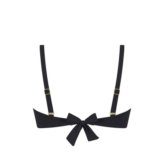 MrMiss Design Studio - Chlamys Varia SWIM Minimizer Bikini Top - Black