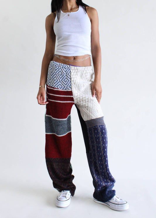 American Recycled Clothing - Upcycled Knit Sweater Pants