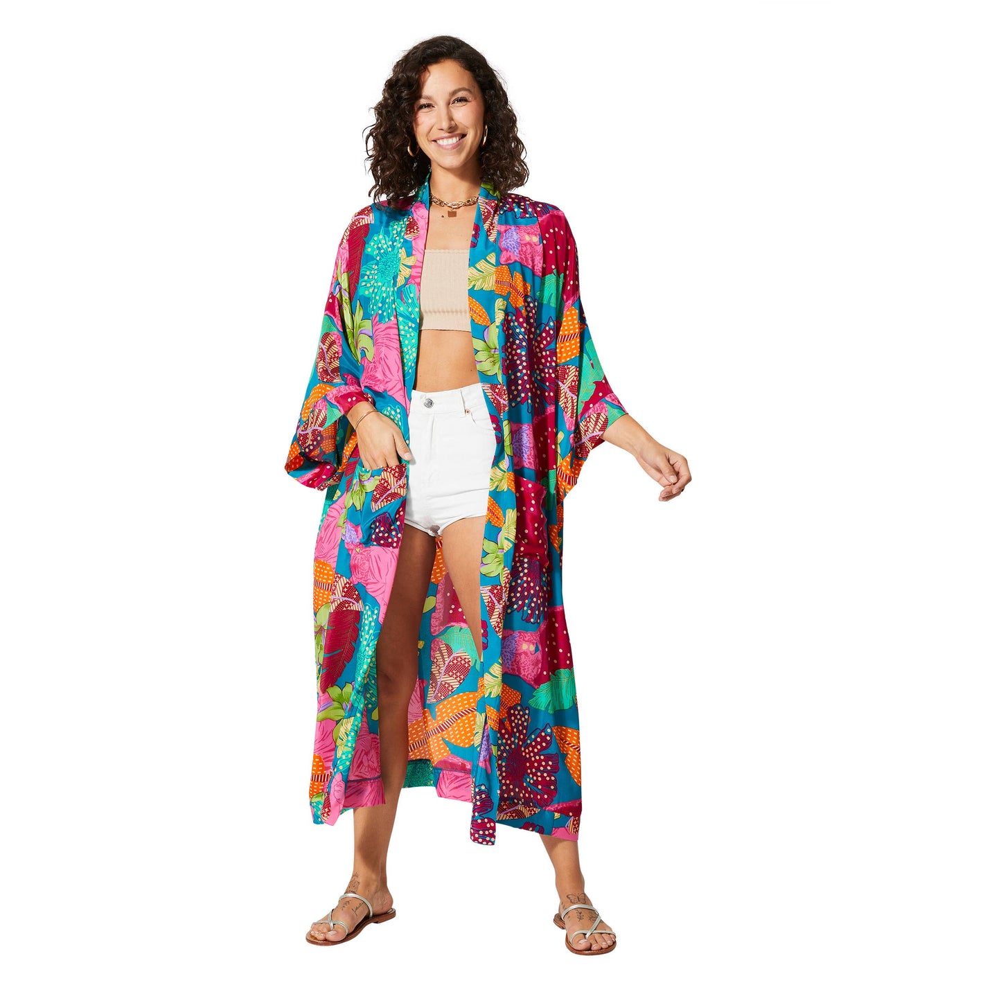 Aller Simplement - KIMONO SUMMER 3/4 SLEEVES / OS