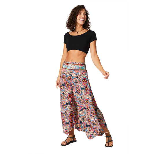 Aller Simplement - ASYMMETRIC SUMMER PANTS S/M