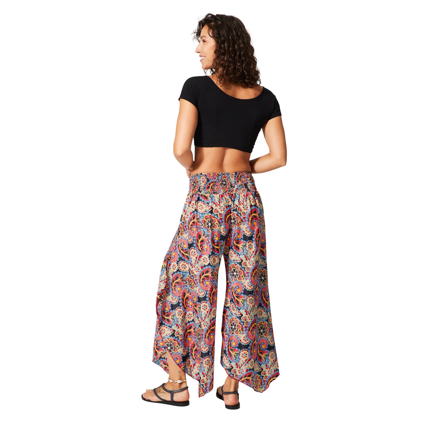 Aller Simplement - ASYMMETRIC SUMMER PANTS S/M