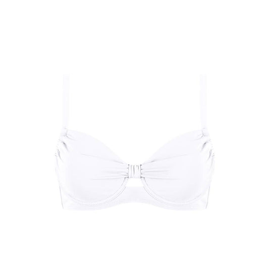 MrMiss Design Studio - Chlamys Varia SWIM Minimizer Bikini Top - White