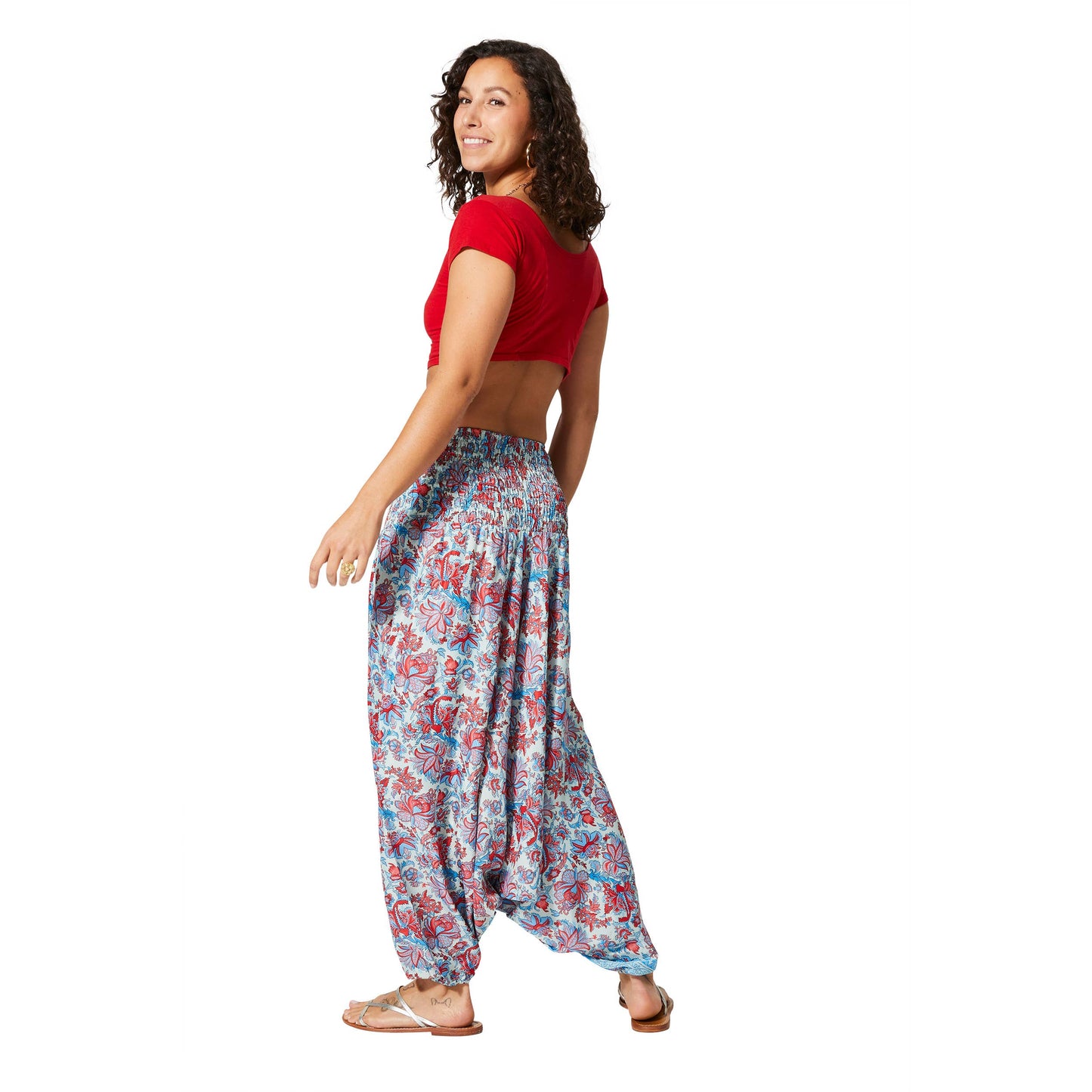 Aller Simplement - 3 IN 1 SUMMER CONVERTIBLE PANTS TUNIC ROMPER/ OS