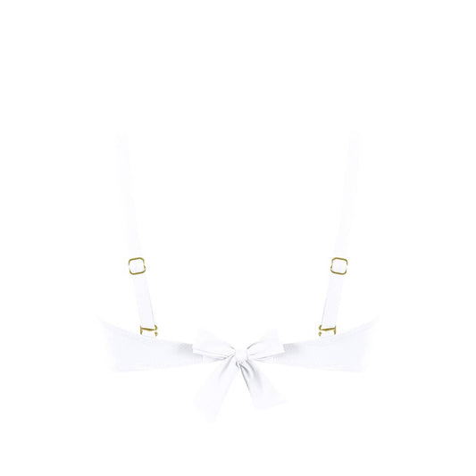 MrMiss Design Studio - Chlamys Varia SWIM Minimizer Bikini Top - White