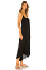 9seed - SEYCHELLES cross back maxi in core cotton: Black / OS
