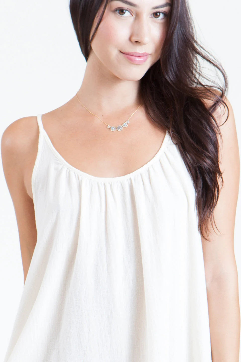 9seed - ST BARTS low back mini in core cotton: White / OS