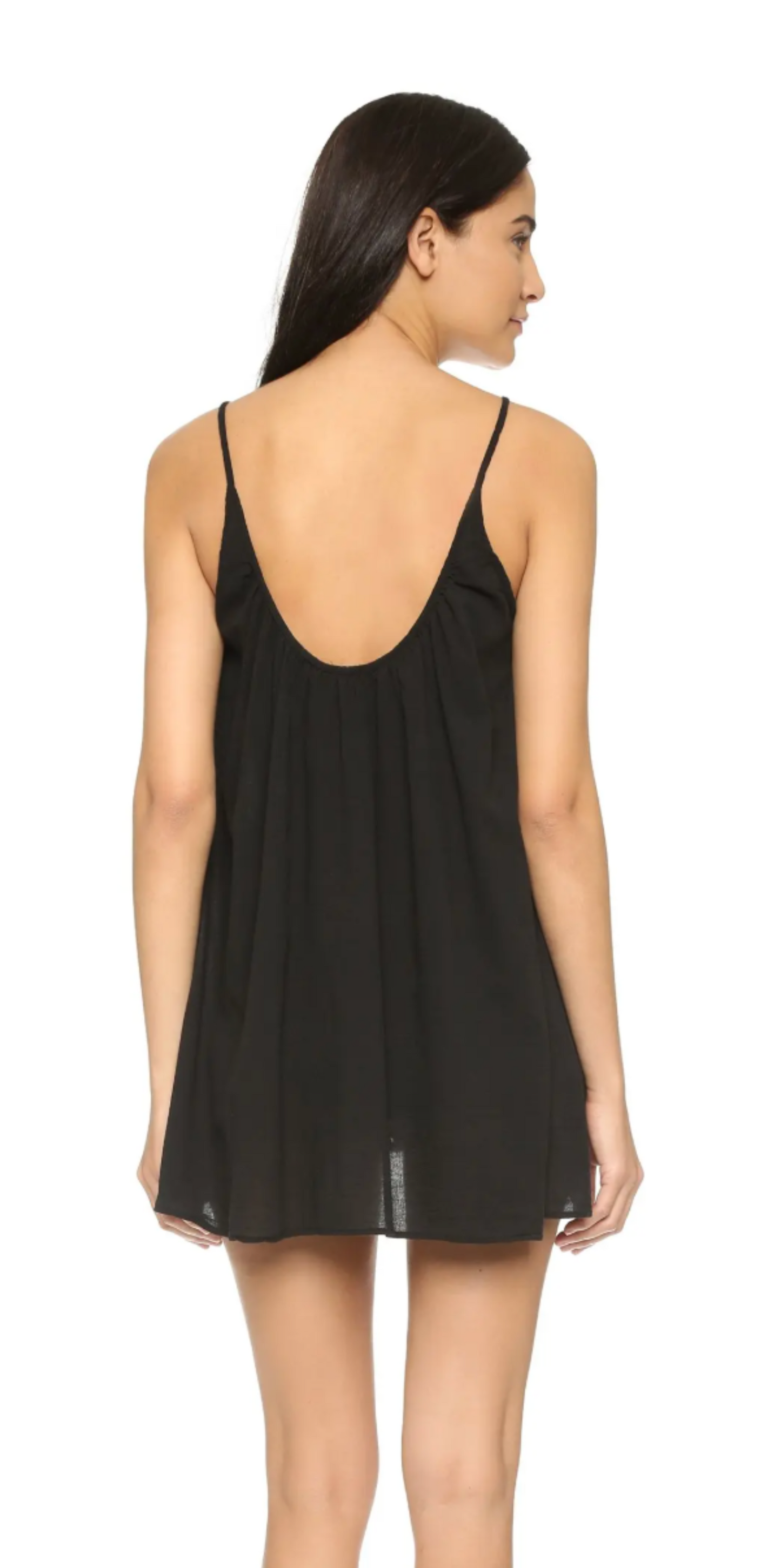 9seed - ST BARTS low back mini in core cotton: Black / OS