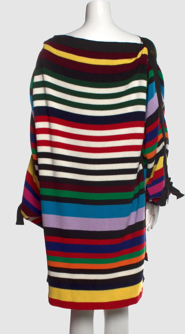 Monse Striped Shift Sweater Dress Medium