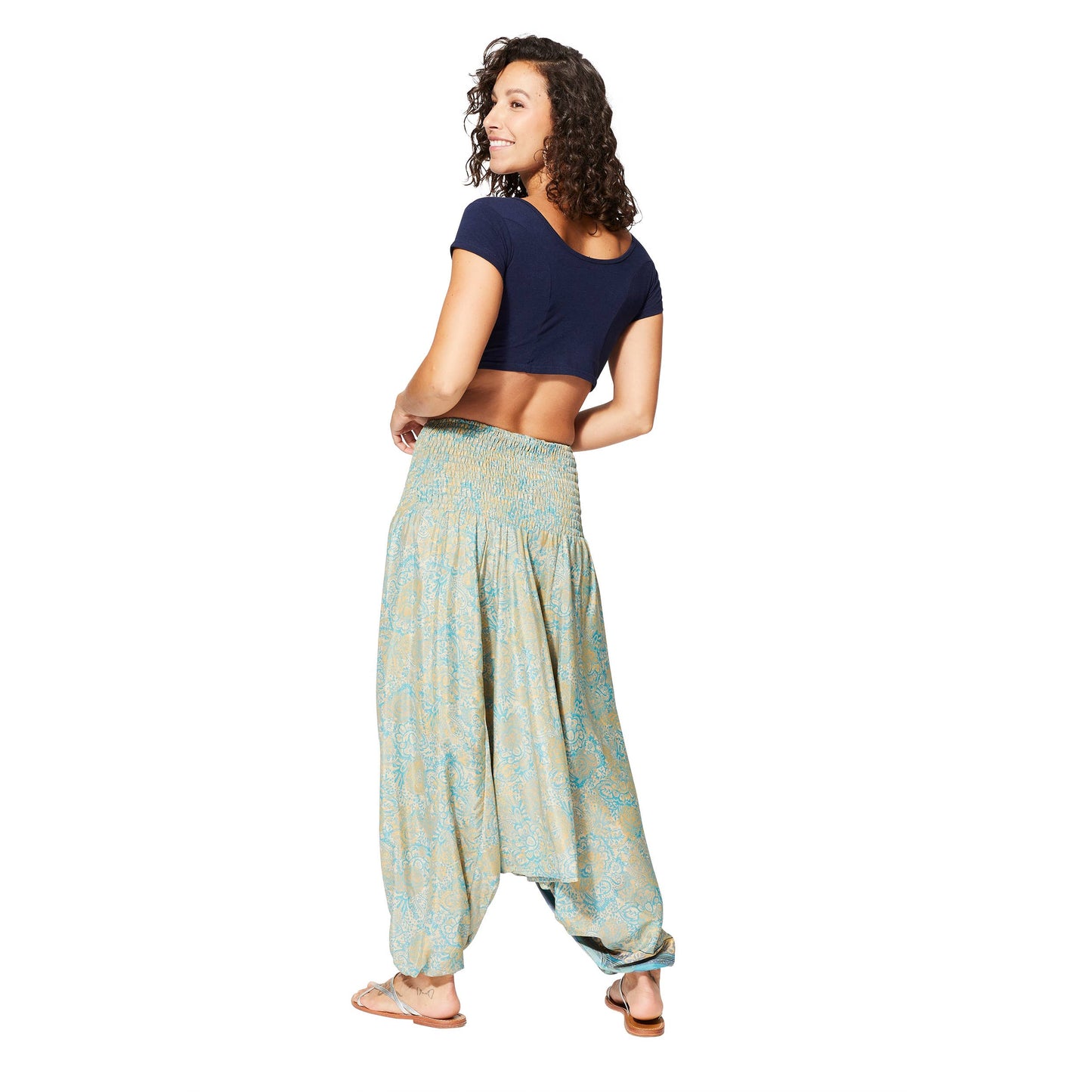 Aller Simplement - 3 IN 1 SUMMER CONVERTIBLE PANTS TUNIC ROMPER/ OS