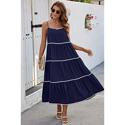 Love, Kuza - Wave Trim Wonder Maxi: NAVY