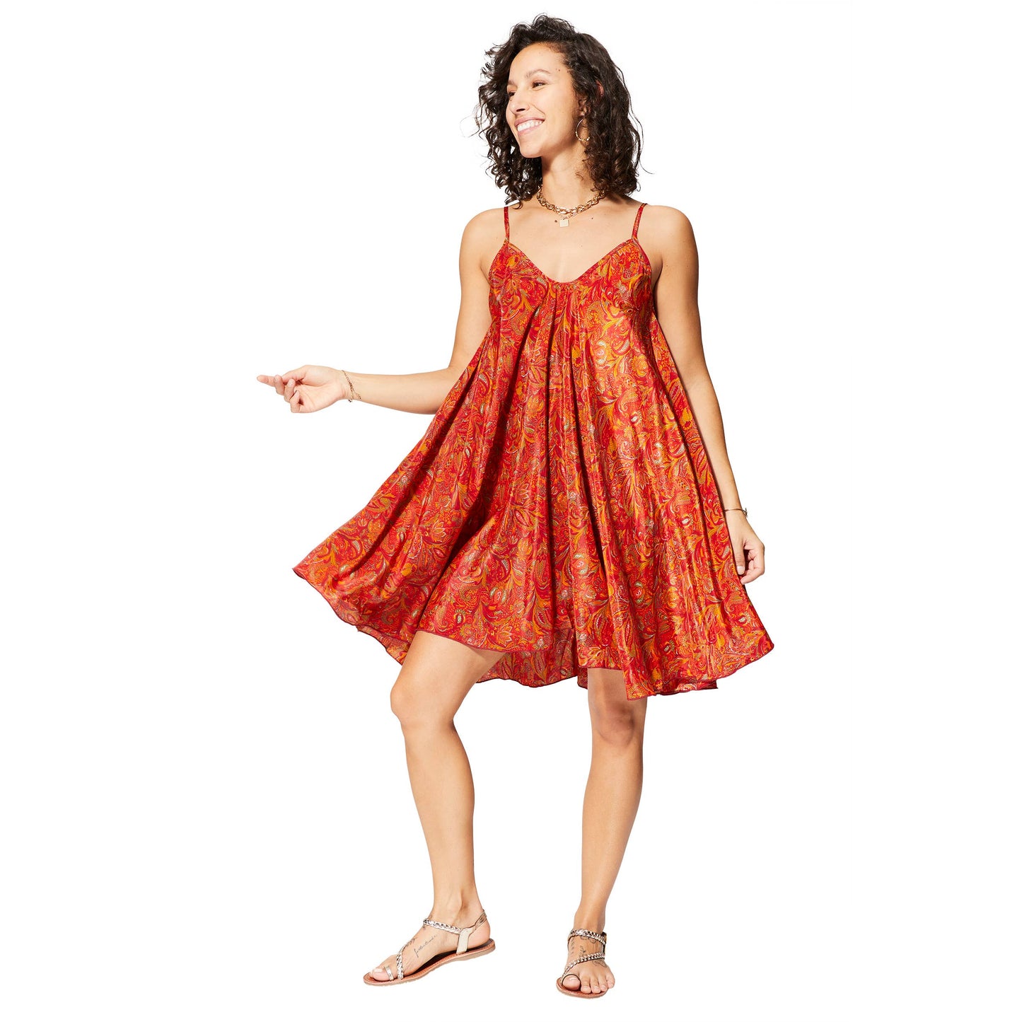 Aller Simplement - SLEEVELESS SHORT SUMMER DRESS / OS